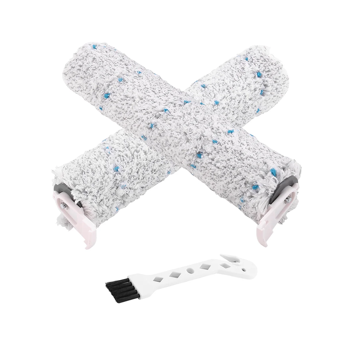 EQAZ-2 Pcs Multi-Surface Brush Roll for Bissell Crosswave Cordless Max Series Vacuum Cleaner,Suiable for Bissell 2765/2554