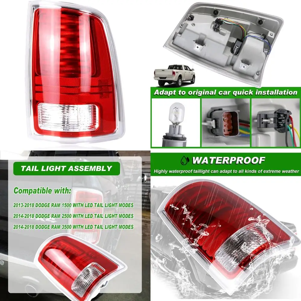 

Right Side LED Tail Lights for 2013-2018 Dodge Ram 1500 & 2014-2018 Ram 2500/3500 Models