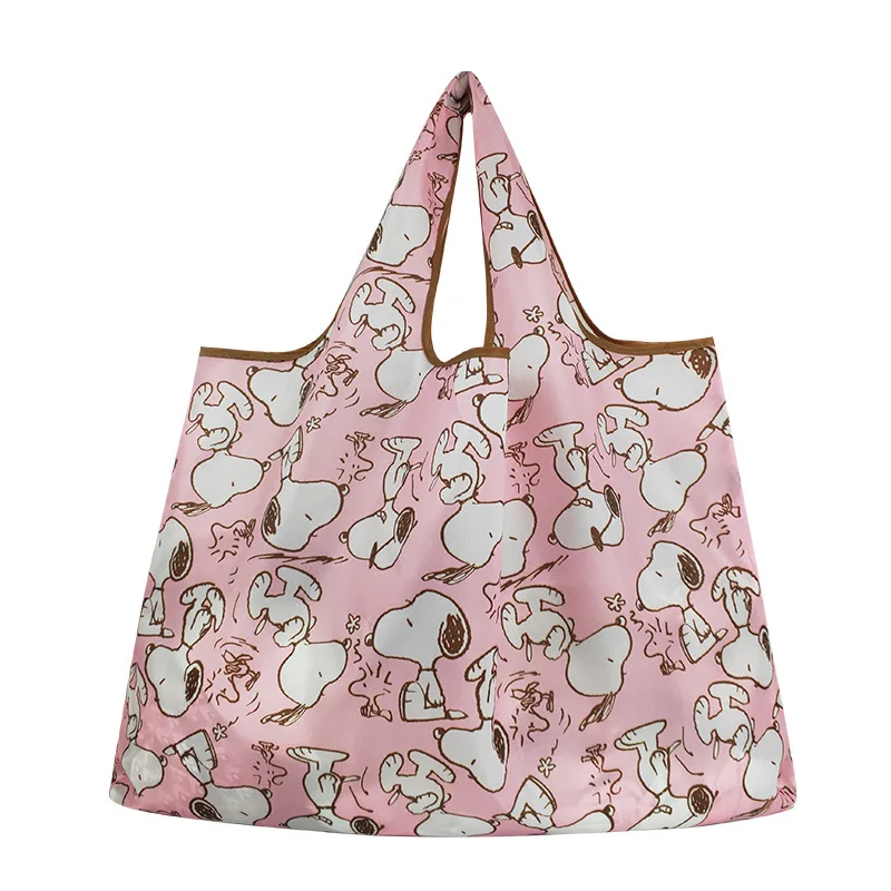 Borsa da biliardo per cartoni animati borsa a tracolla pieghevole portatile carina borsa per la spesa portatile impermeabile borse a tracolla