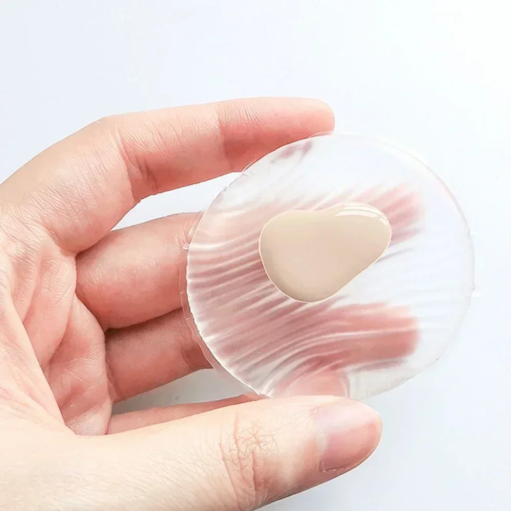 Esponja de esponja de Gel de silicona suave para base cosmética facial BB Cream sin polvo para comer polvo herramientas de maquillaje de soplo cosmético
