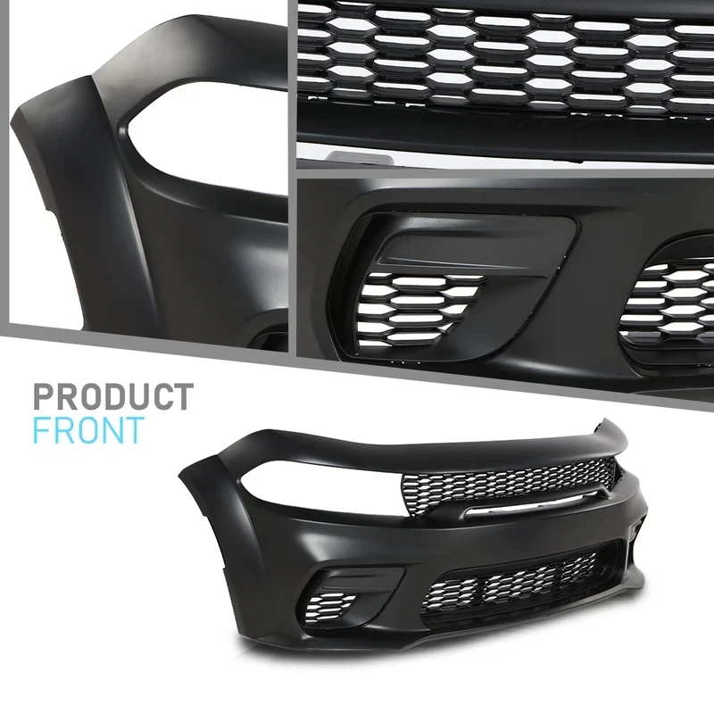 High Quality Front Rear Bumper Widdy Kit, -, Hell Style, Black S Plastic Exterior Body Parts