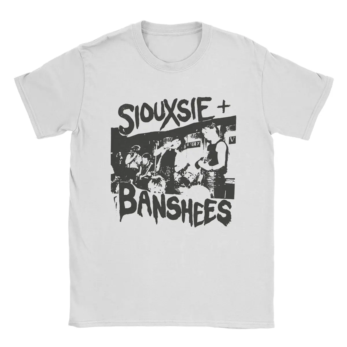 Men Siouxsie And The Banshees T Shirts 100% Cotton Clothing Casual Short Sleeve Crewneck Tees Unique T-Shirts