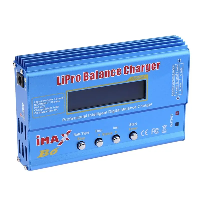 Solid For IMAX B6 80W Lipo Battery +Tamiya Cable Nimh Li- Ni-Cd Digital Lipro Balance Battery Smart Du view 6