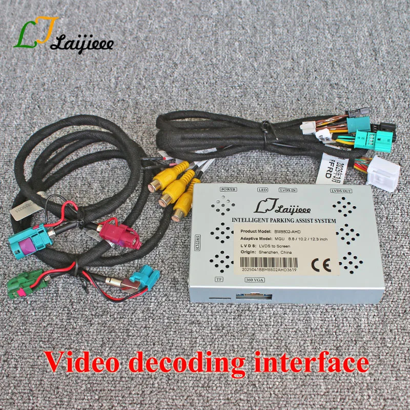 Plug&Play AHD Reverse Camera for BMW 1 2 3 4 5 6 X3 X4 X5 X6 Z4 MGU iD7 OEM Screen Upgrade Parking System, HD Color Night Vision