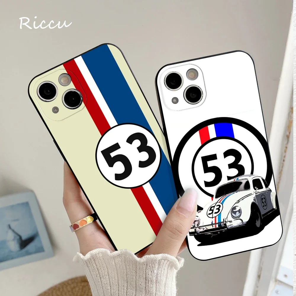 Herbie, number 53 Phone Case For iPhone 1514 13 11 12 Pro XS MAX mini 8 7 6 6s Plus X 2020 XR 13 Pro Phone covers