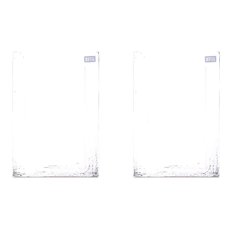 ABRE-2Pcs A4 Screen Printing Aluminum Frame Stretched 120T Silk Screen Polyester Screen For Printed Circuit Board