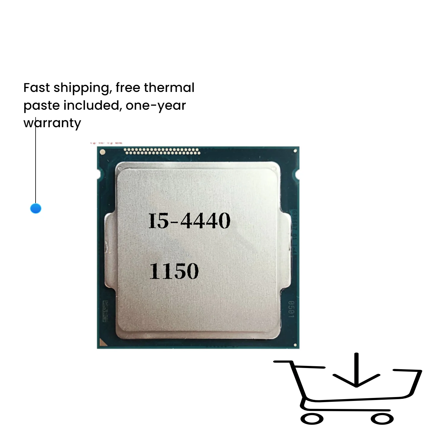 

Core i5-4440 i5 4440 3.1 GHz Used Quad-Core CPU 6M 84W LGA 1150