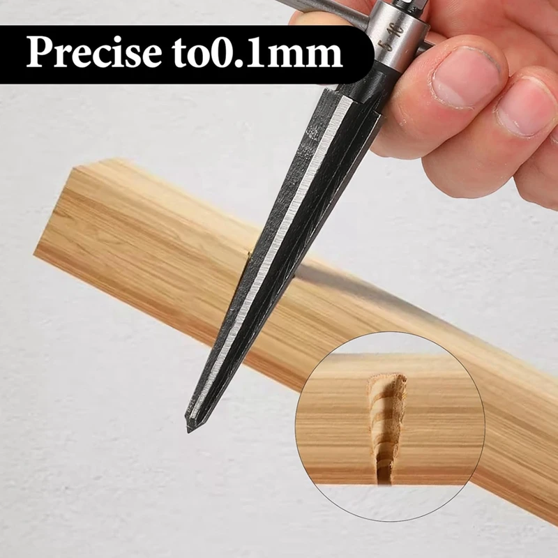 Herramienta escariadora cónica con mango en T, 3-13Mm (1/8-1/2 pulgadas) y 5-16Mm(1/2-5/8 pulgadas), herramienta escariadora manual con orificio para pasador de puente, 2 uds.