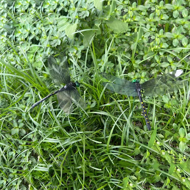 4 Outdoor Mückenschutz Simulation Libelle Stick Libelle Repellent Artefakt Aullentador de palomas Espanta palomas