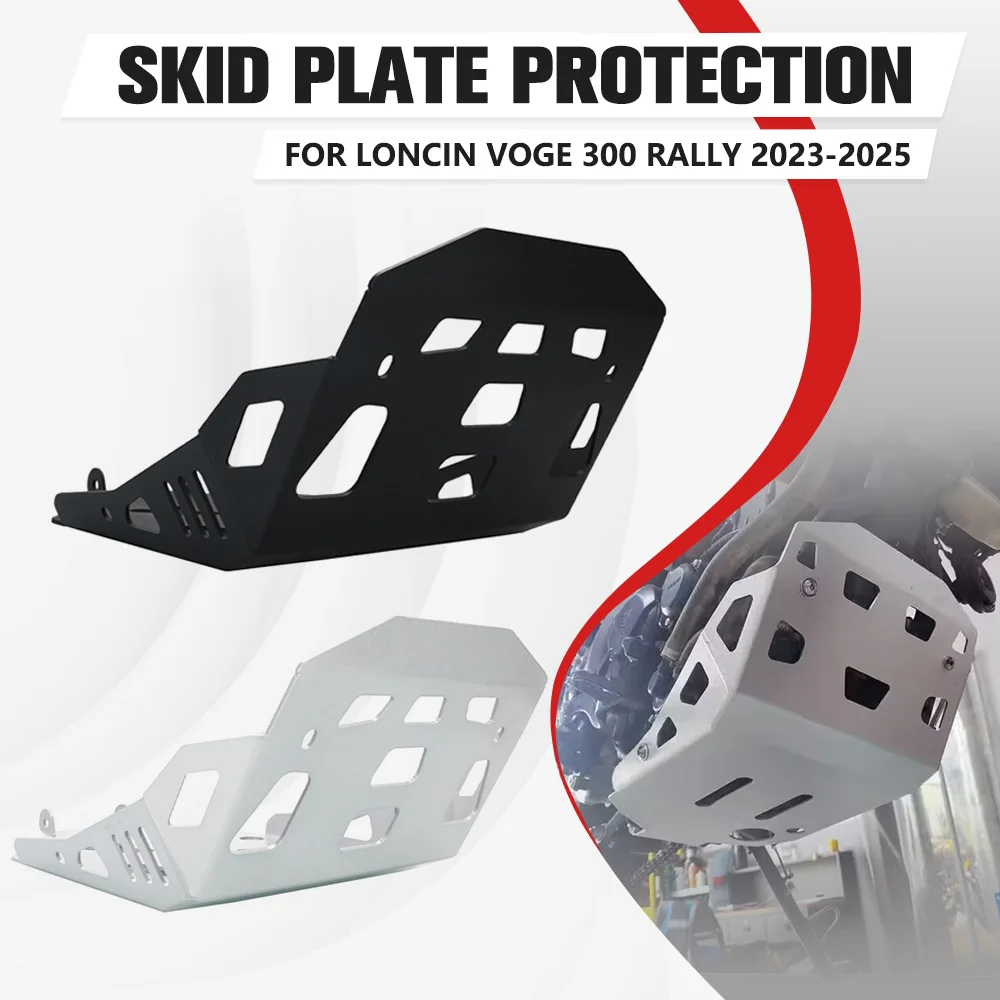 

For Loncin VOGE 300 Rally 300 GY RALLY300 2023-2024-2025 Motorcycle Engine Skid Plate Bash Frame Belly Pan Sump Guard Protector