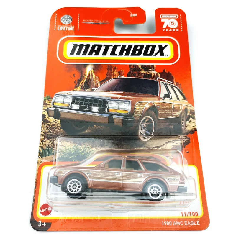 

2023 Matchbox Cars 1980 AMC EAGLE 1/64 Металлическая литая коллекция игрушечных транспортных средств