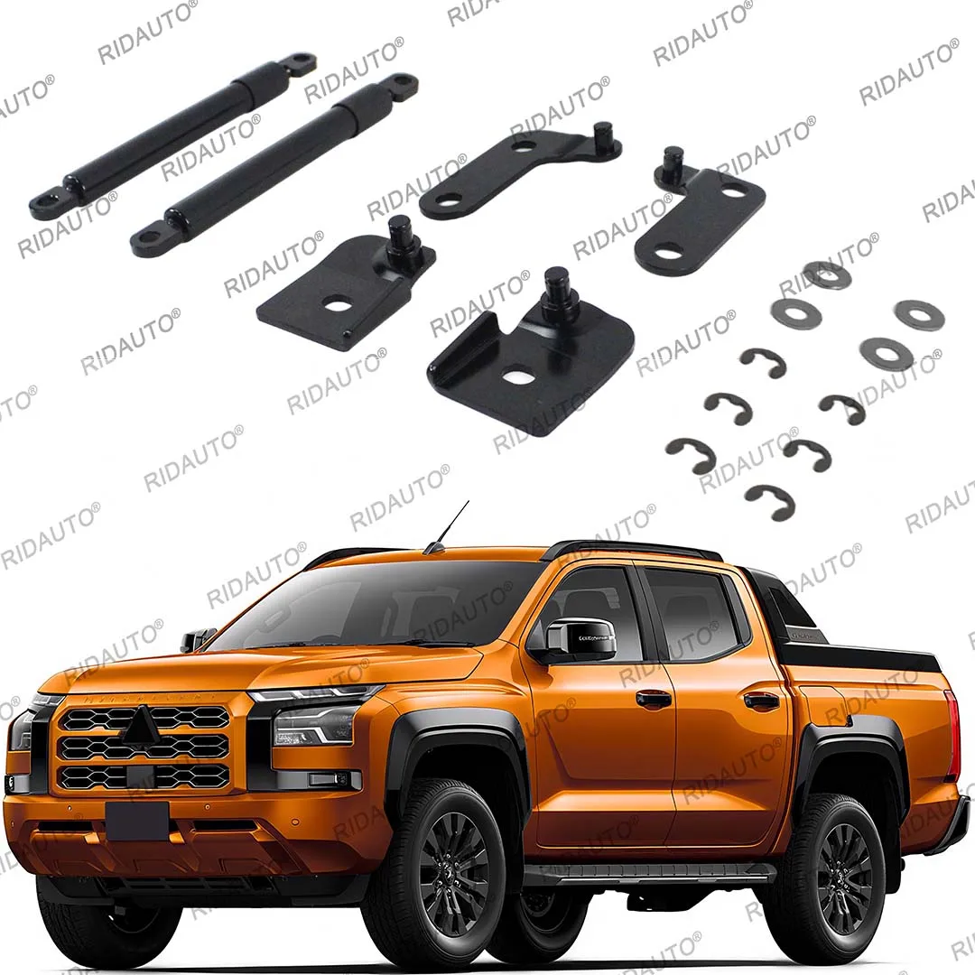 A Pair Reargate Lift Support Lever Rod Shocks Struts For Triton 2023-2026 Slow Down Support Stainless Steel Upgrades Accessories