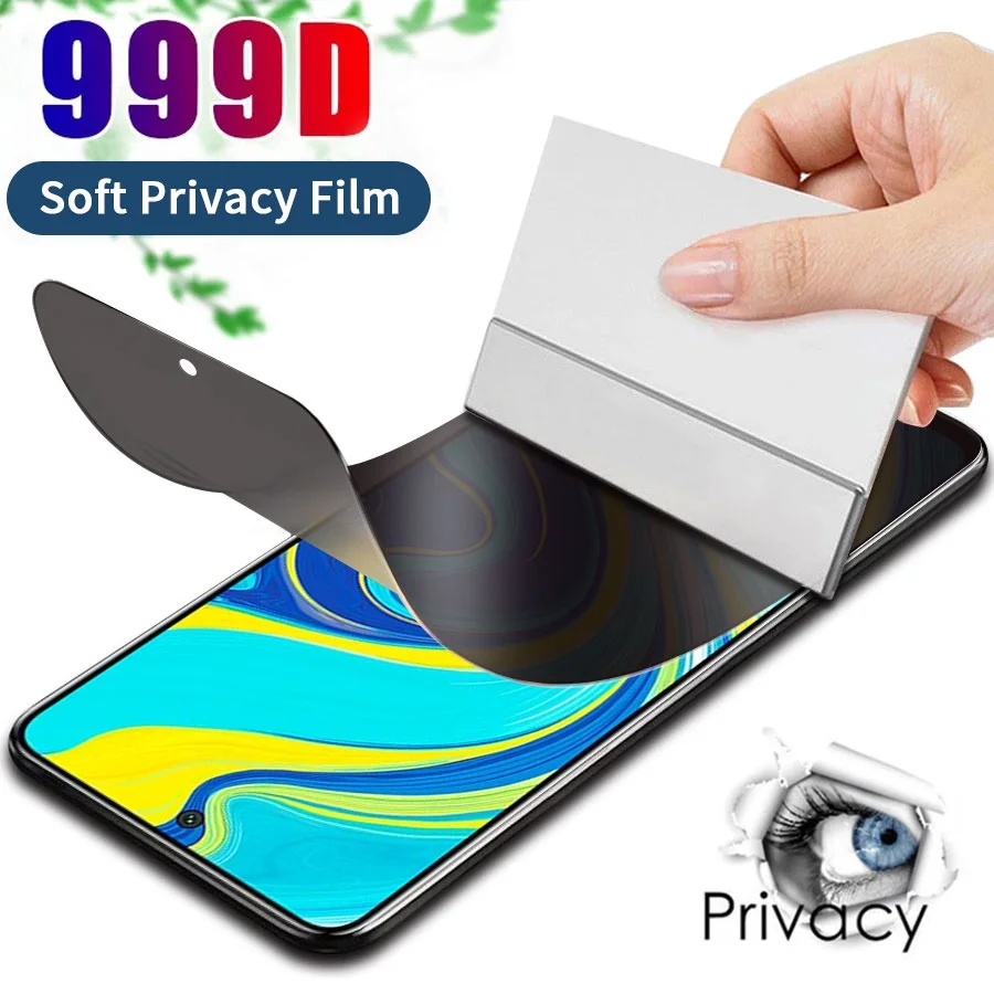 1-3Pcs Anti Spy Privacy Hydrogel Film For vivo Y77E 5G Y12A V2027 Y30 Standard Y02 4G Y35 Plus v2019  Screen Protector