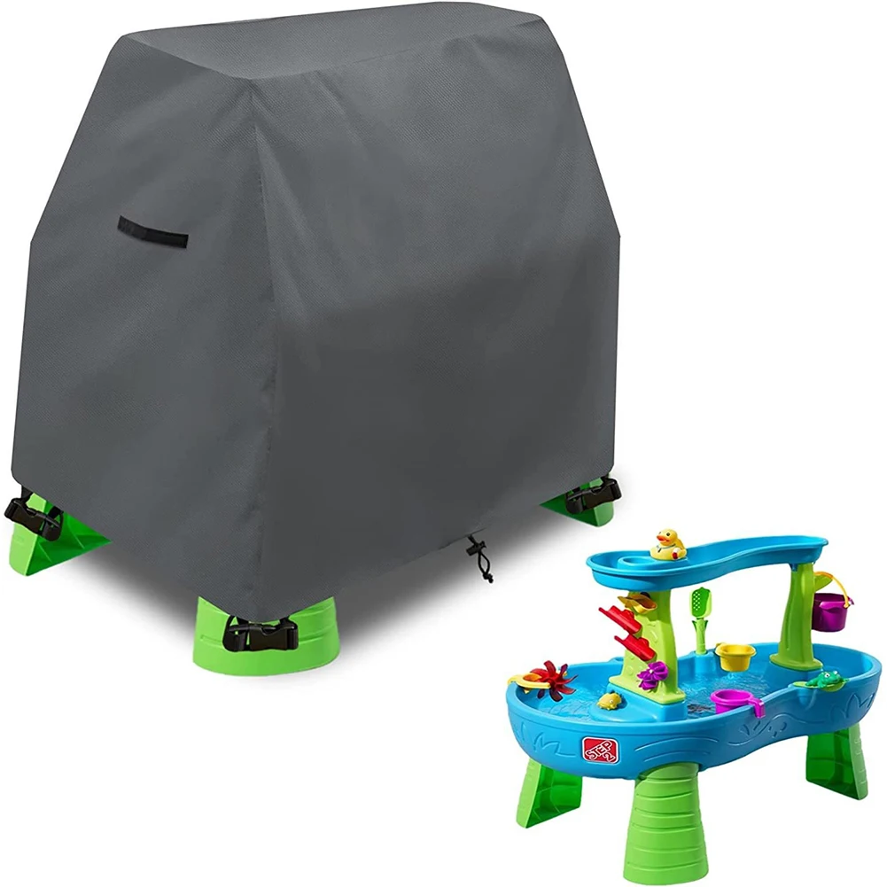 Kids Water Table Cover Kids Sand And Water Table Toys Covers Waterproof 420D Oxford Outdoor Water Play Table Cover 41x25x33in