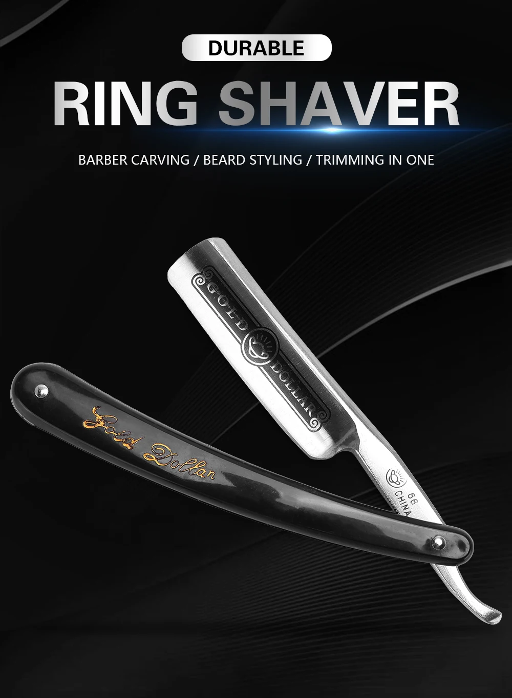 Klassische Straight Edge Barber Razor Schönheit Professionelle Rasiermesser Salon Qualität Manuelle männer Bart Cut Throat Shavette – Detail 1