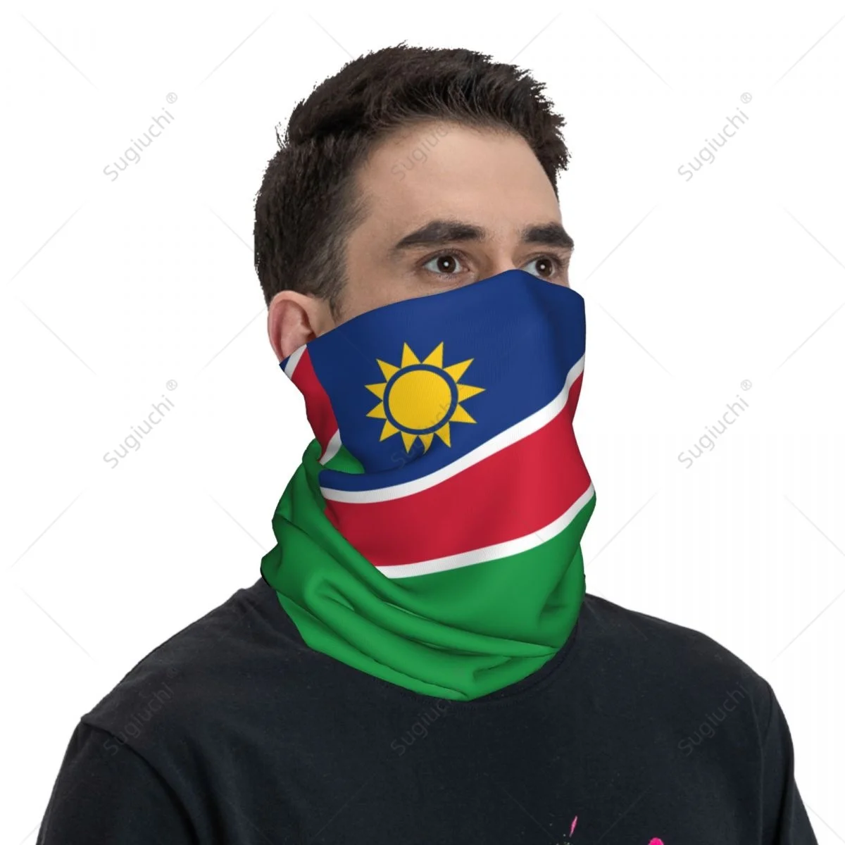 Unisex Namibia Flag Neckerchief Scarf Neck Face Mask Scarves Neck Warmer Seamless Bandana Headwear Cycling Hiking