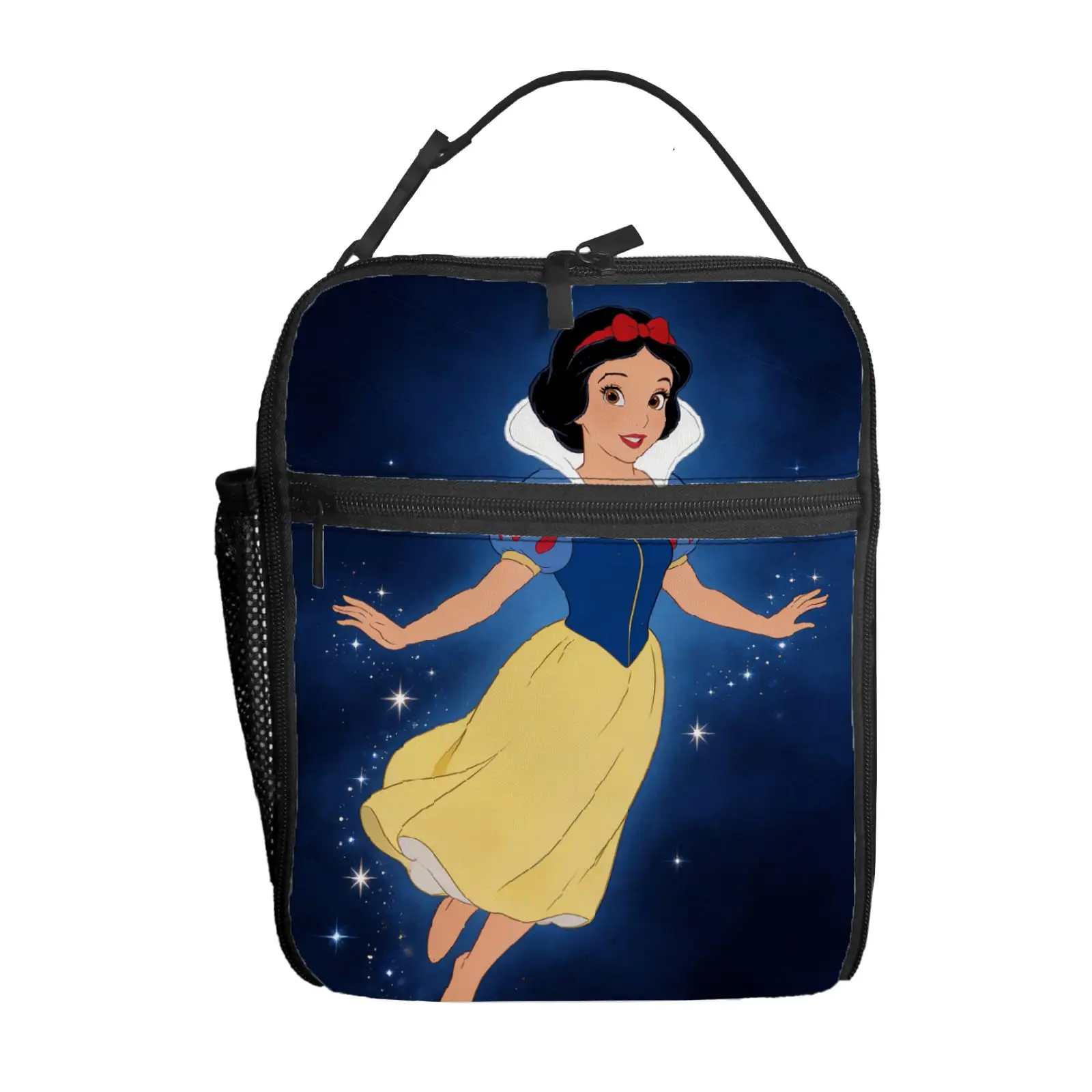 

1 шт. Сумка-ланчбокс «Белоснежка», высококачественная, милая, повседневная, для вечеринок, пикников, школы, подарок для ежедневного использования