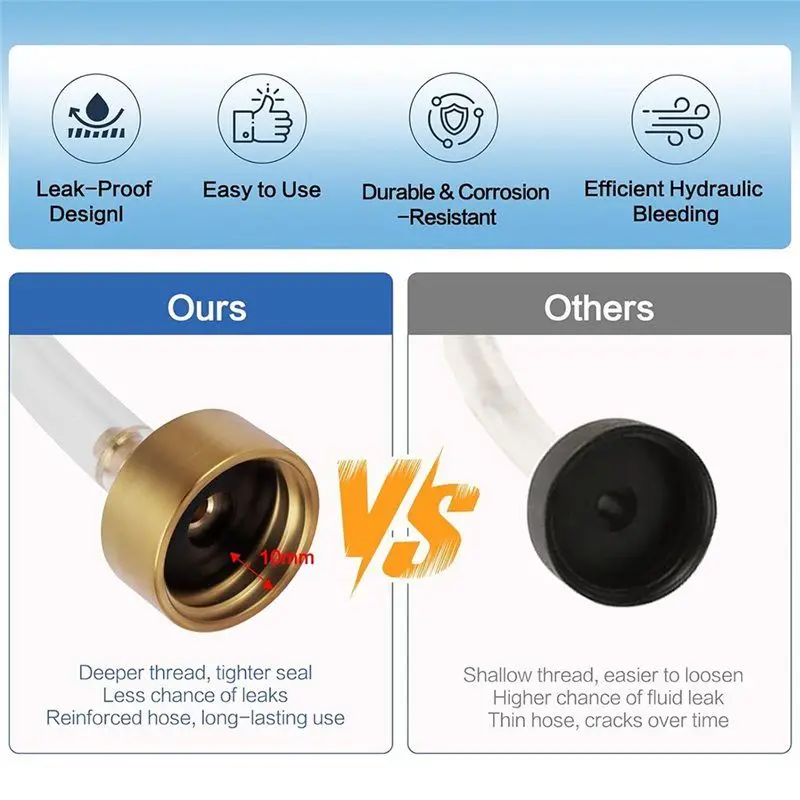 

Комплект для прокачки рулевого управления AEF6, инструмент для прокачки гидравлических систем рулевого управления Seastar, комплект для прокачки масляных трубок рулевого управления лодок