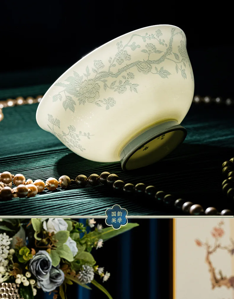 Picture 5: ZMLceramic dinnerware set - complete glazed bowl and utensil set