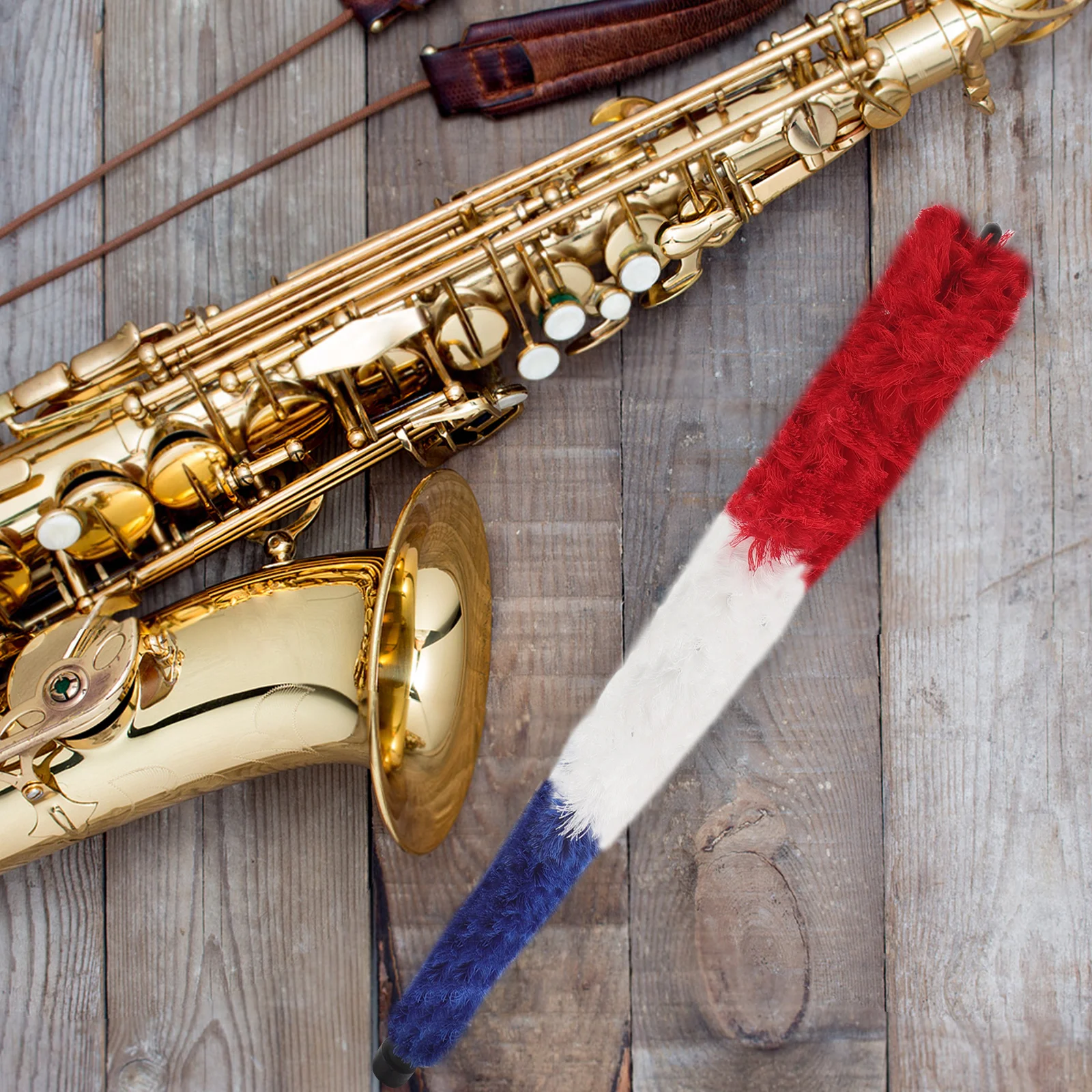 

Saxophone Cleaning Strips Alto Pad Saver Flute Kit Instrument Care Tool Brush Detergent