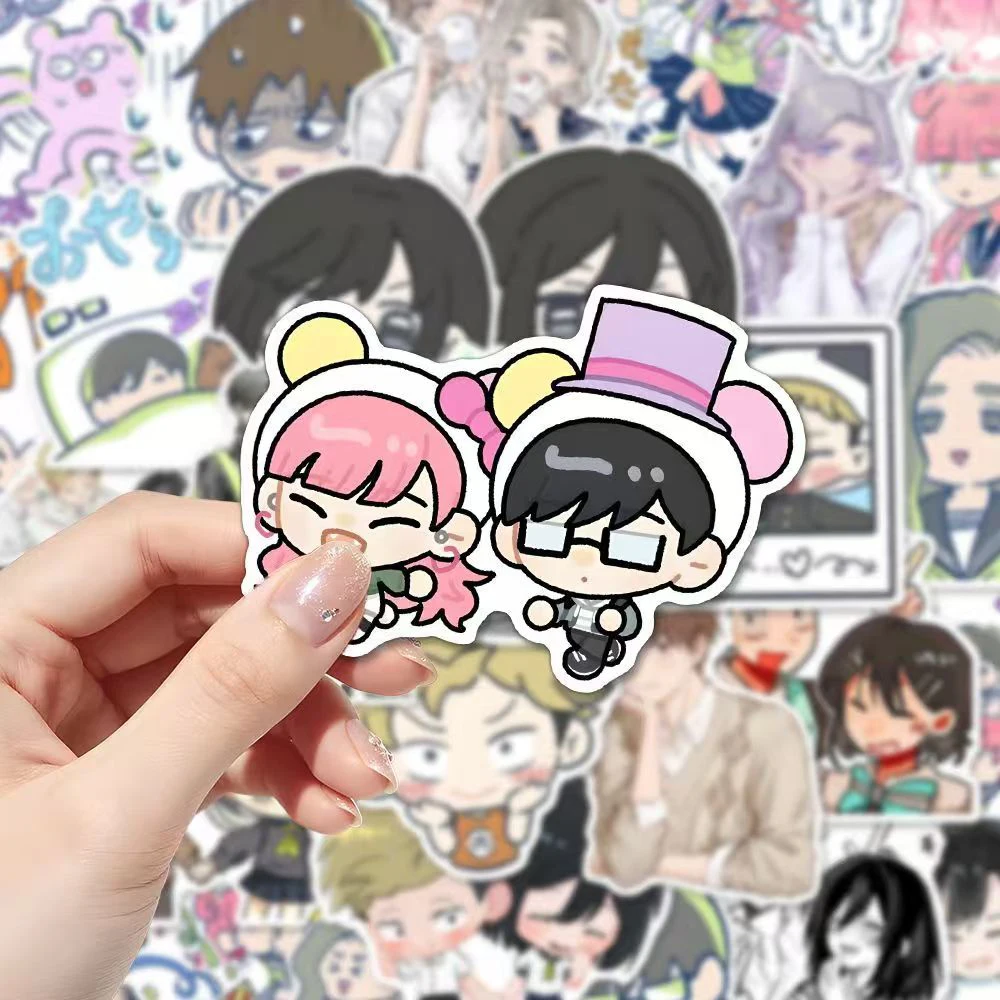 20/40/80pcs Kawaii Miyu Suzuki Azuma Stickers Yuusuke Tani Taira Anime Sticker Laptop Phone You And I Are Polar Opposites Decal - view 2