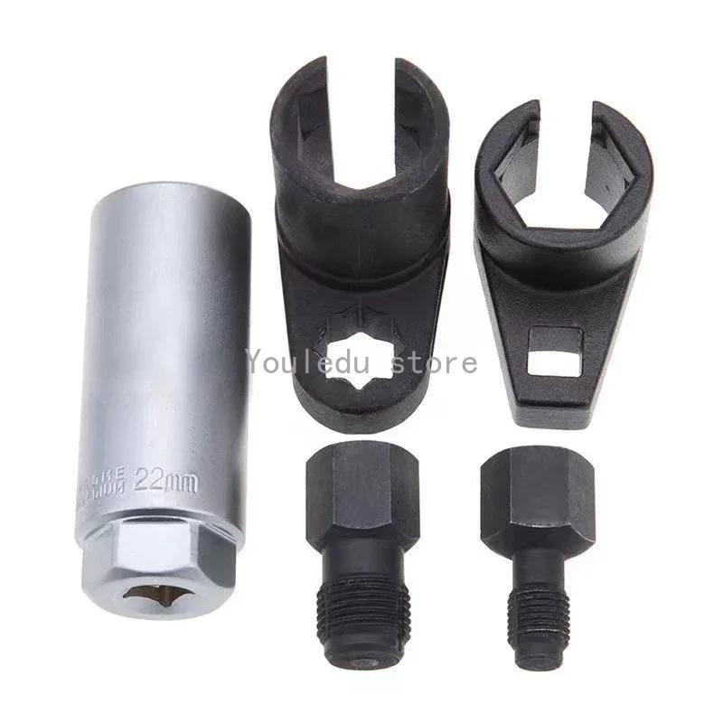 

Oxygen Sensor Wrench Kit Thread Chaser Tool Fit for Auto O2 Socket Removal Install Offset Vacuum Sensor Socket