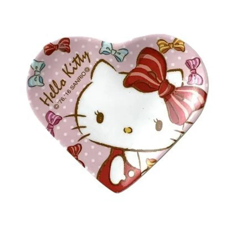 Sweet Hello Kitty My Melody Anime Kawaii Dish Plate Cute Cartoon PomPomPurin Home Fruit Food Zastawa stołowa Prezenty dla dziewczynek