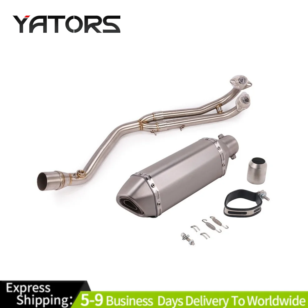 

Fits Yamaha TMAX 500 530 2008-16 Full System Exhaust Slip On Front Pipe Muffler Exhaust Systems Exhausts Pipes