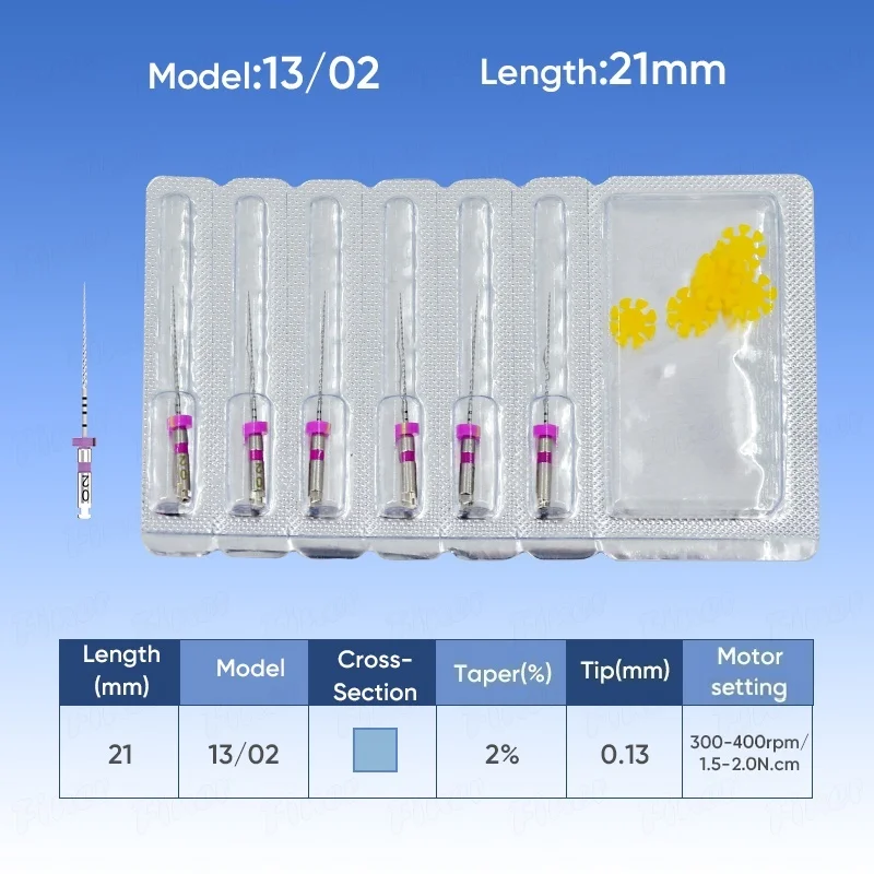 Dental Glide Path Files 1302 1602 1902 Endodontics Files Glider 21/25mm Endo Rotary Files Pathfinder Dental Materials Dentistry