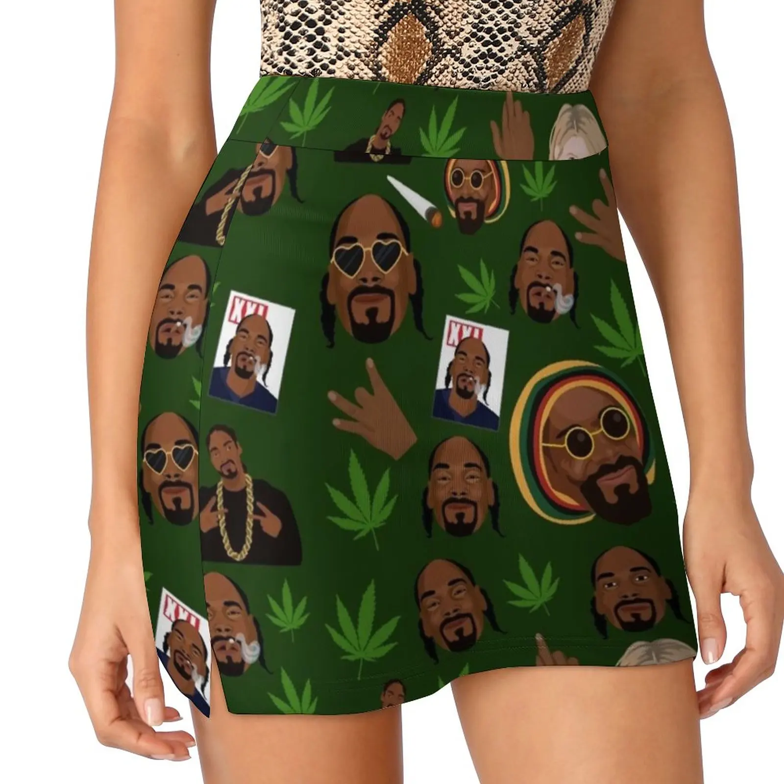 Saias mulher moda 2022 calças saia mini escritório saia curta snoop y cão snoop cão calvin cordozar broadus crip