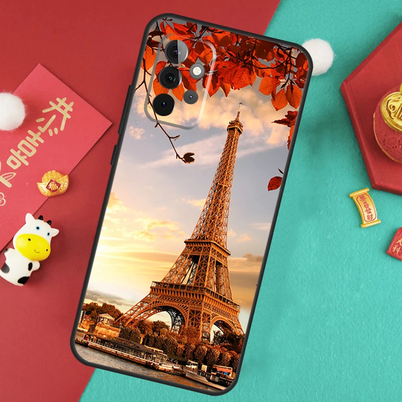 France Paris Eiffel Tower Case For Samsung Galaxy A55 A35 A25 A15 A14 A34 A54 A53 A33 A23 A13 A12 A52 A51 A32 Cover