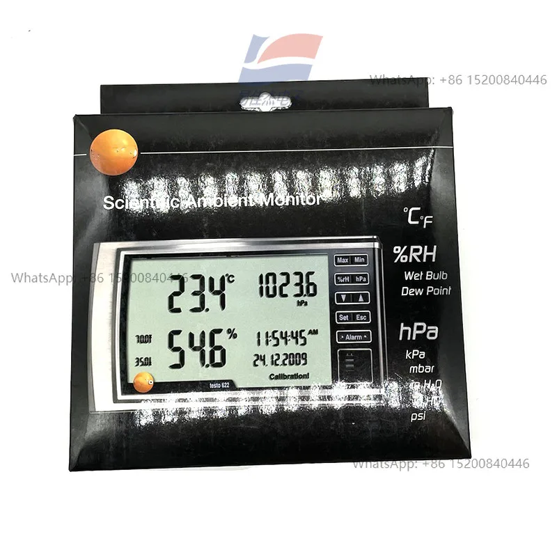 YJJ Testo 622 Air Temperature Relative Humidity and Atmospheric Pressure Measurement Temperature and Humidity Manometer