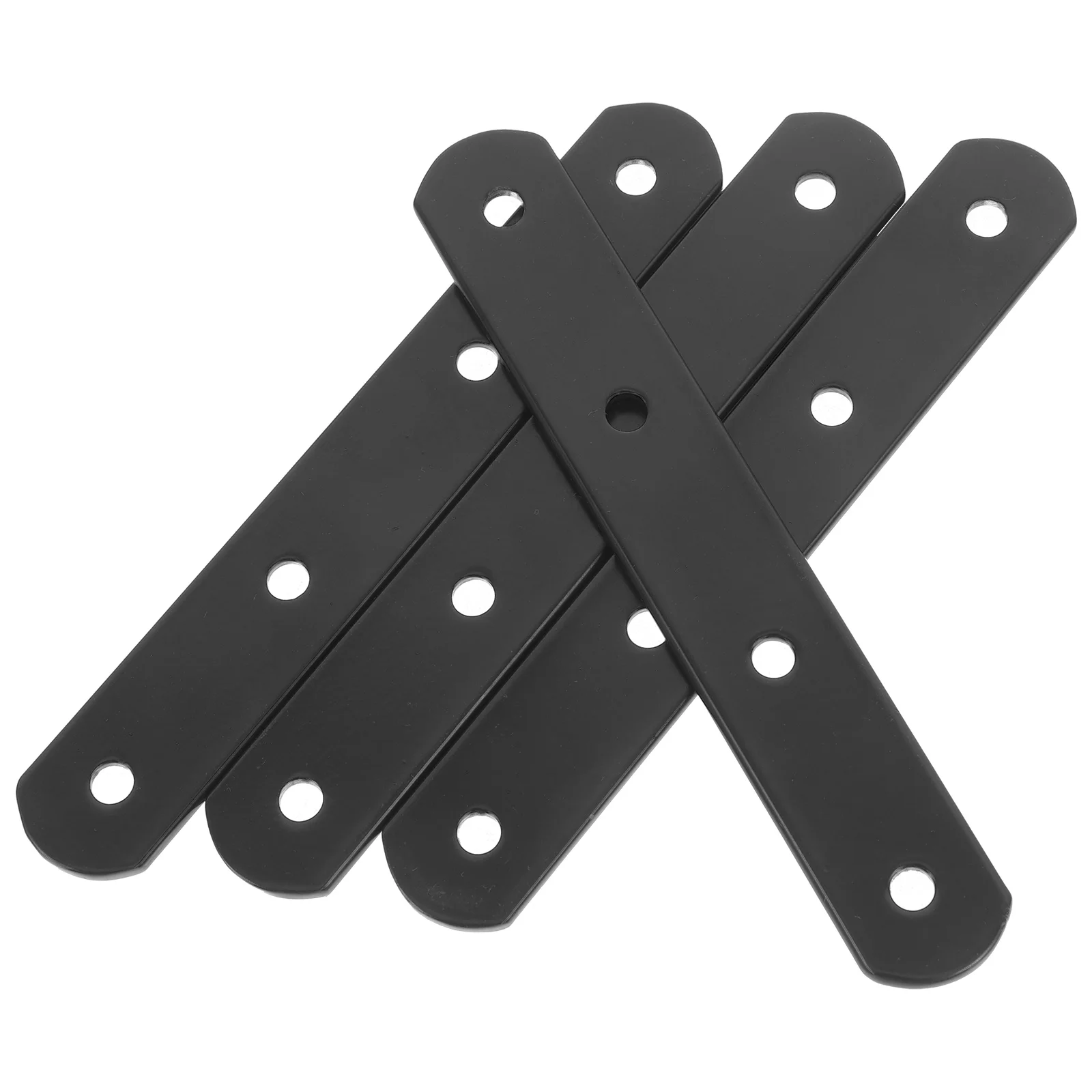 

4pcs Straight Brackets Mending Plate Brackets Heavy Duty Joining Repairing Brackets metal fence post supports