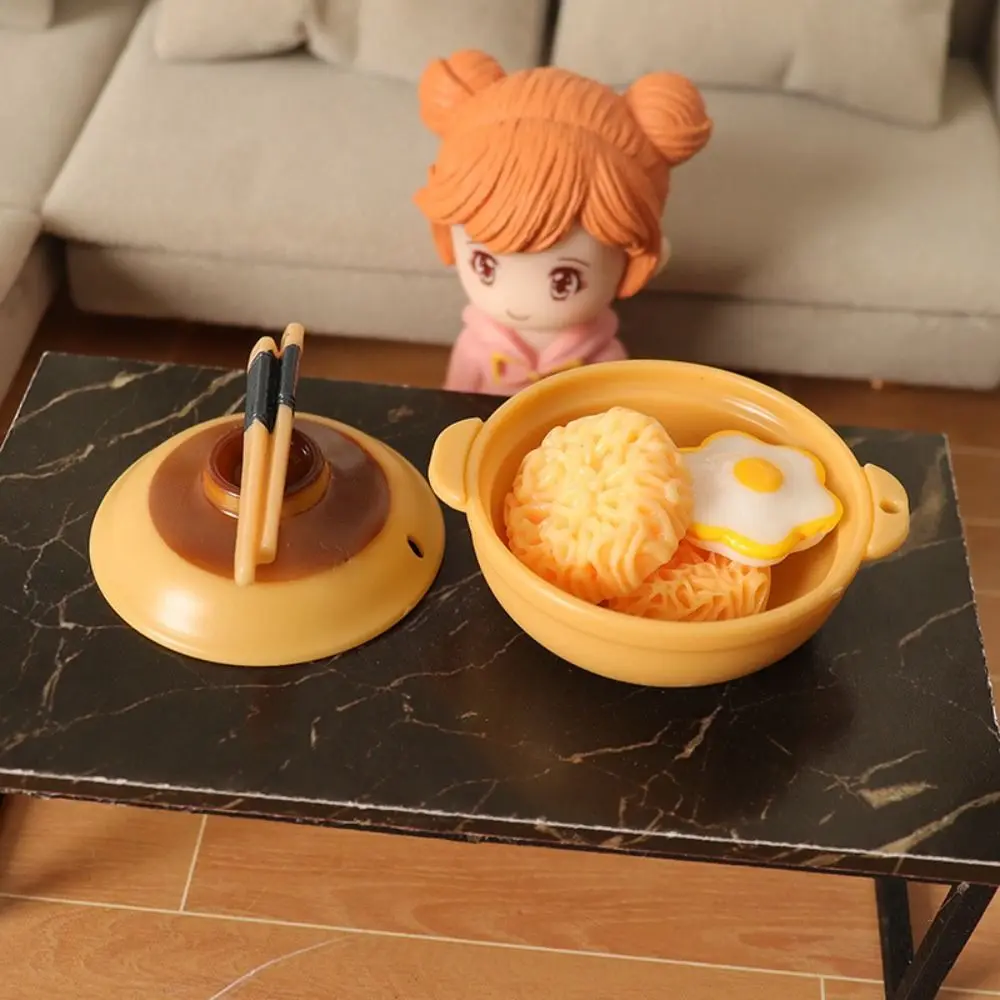 Pineapple Pie Dollhouse Simulation Food Instant Noodles Cheese Kitchen Miniature Kitchen Food Decoration Kawaii Casserole Kit