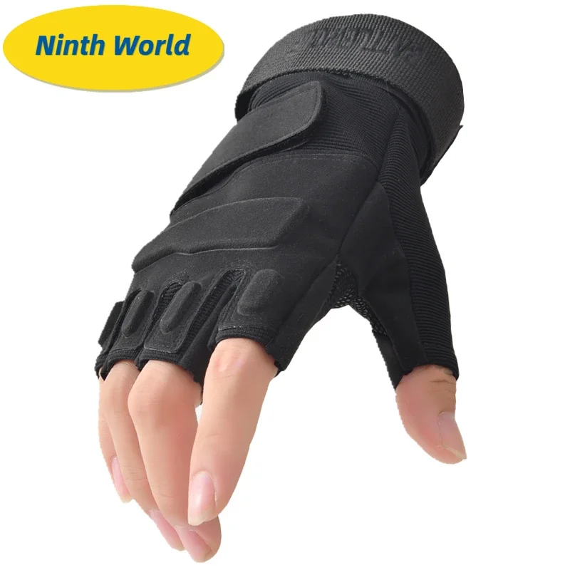 

Tactical Gloves Motorcycle Riding Sports Leakage Half Fingers Special Forces Mountaineering Outdoor Anti-slip and Wear-resistant