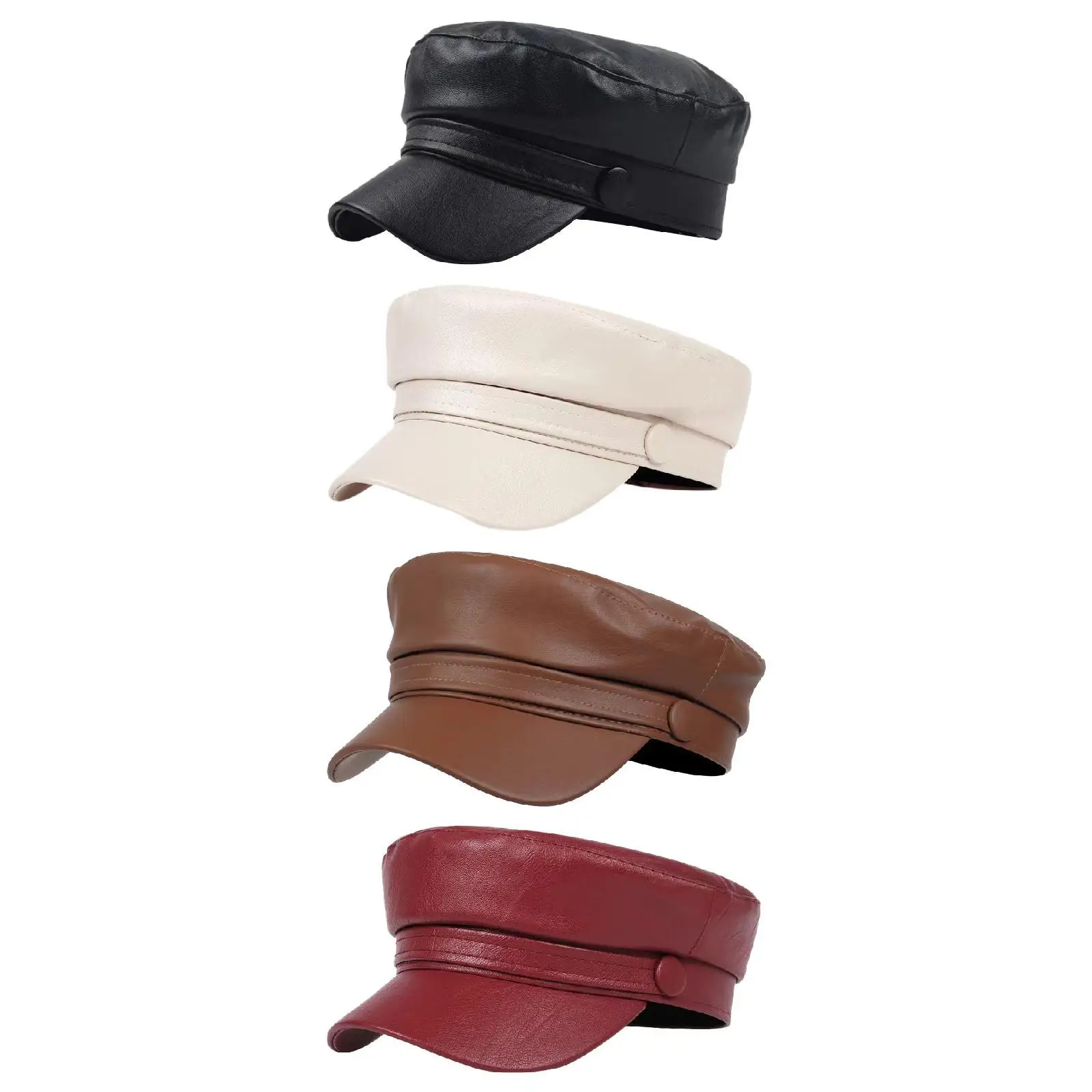 قبعة موزع الصحف كمان قبعة يخت كابتن بحار قبعة السفر المرأة قبعة البيريه