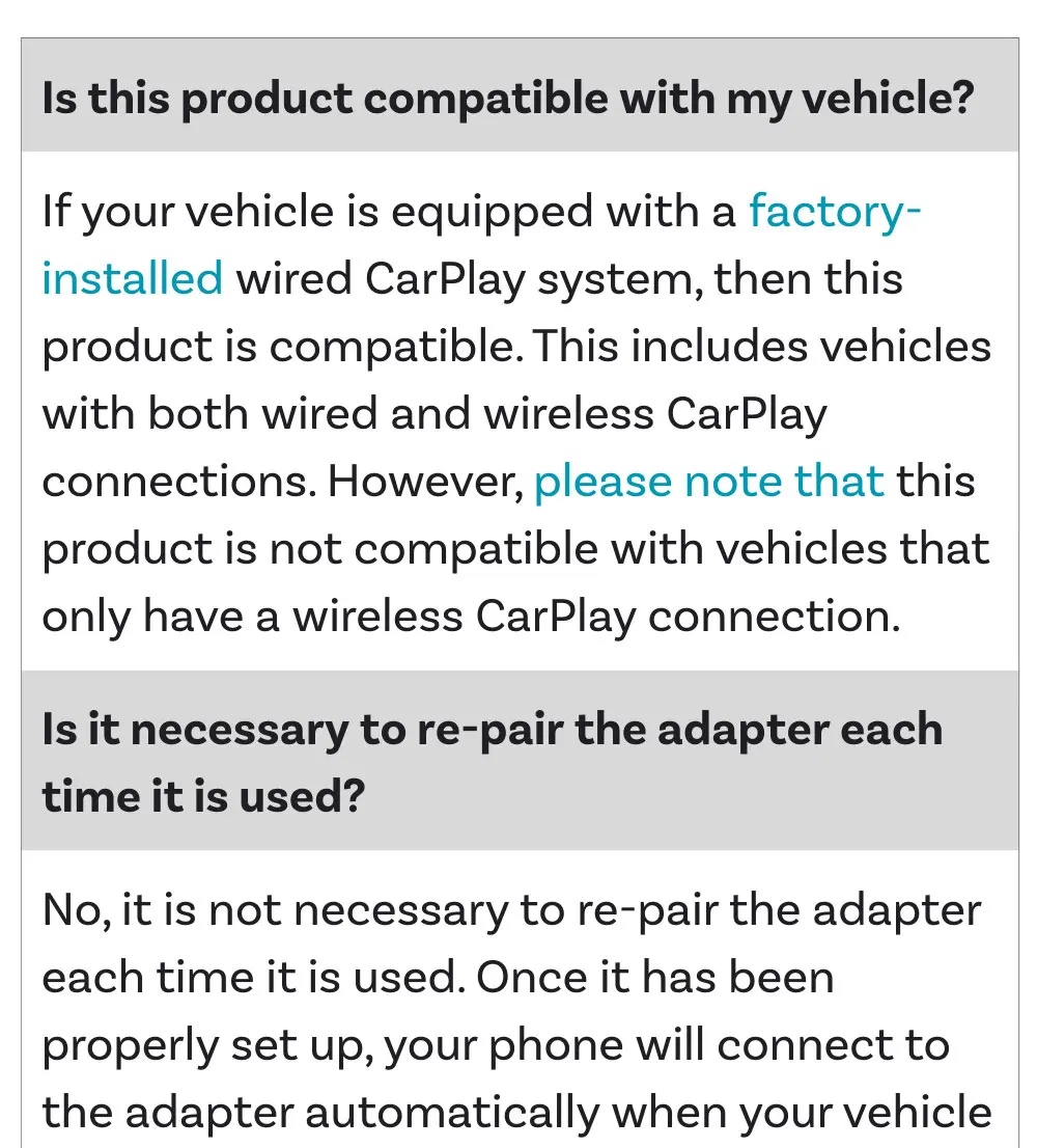 Ottocast Mini Dot Kabelloser Carplay-Adapter Android Auto Dongle Kabelgebunden zu Kabellos WiFi 6 Bluetooth 5.4 Plug & Play für Audi Kia – Detail 33