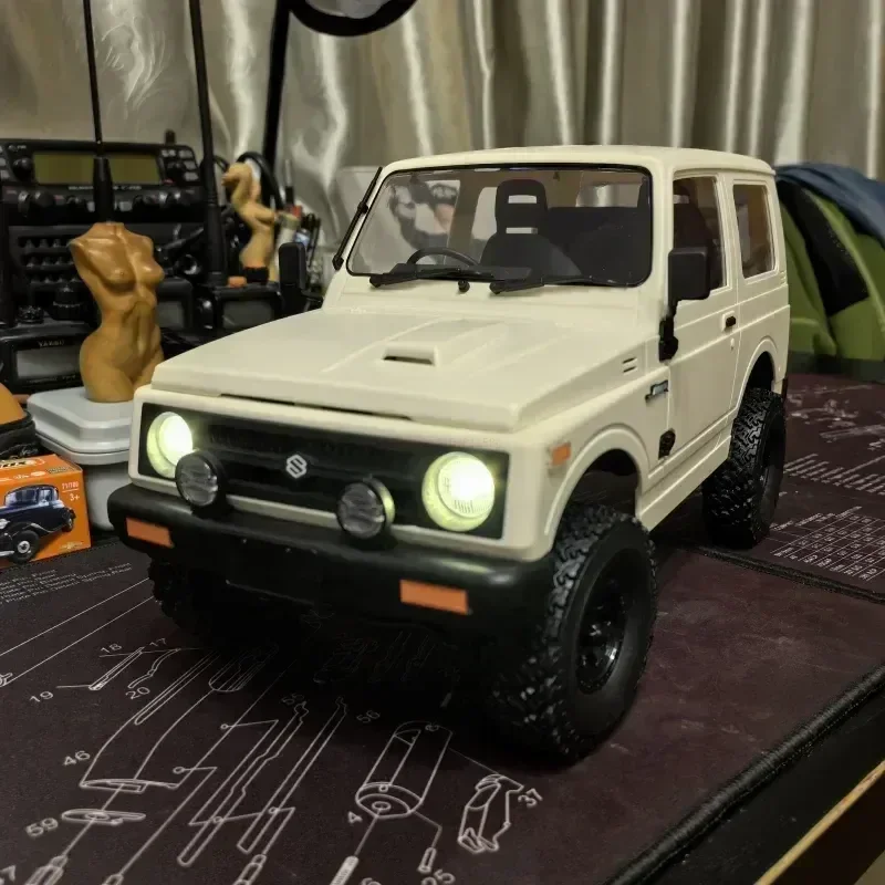 Nowy Rc 1/10 Jimny Wpl C74 2.4g pełnowymiarowy tor wspinaczkowy Ja11 4wd zdalnie sterowanym samochodowym Model zdalnie sterowany fajne prezenty