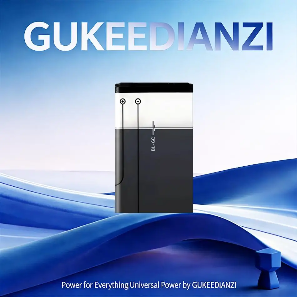 

Надежная батарея BL-6C для мобильных телефонов Nokia QDA+ 2110, 2116, 2125, 2855, 2865, 6015i, 6016i, 6019i, 6152, 6275, E70, 6255, 1100 мАч