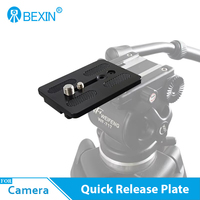 BEXIN Camera Quick Release Plate Tripod Hydraulic Head Mount Plate for Weifeng 717 EI-717A Video Tripod Head Tripod Accessories