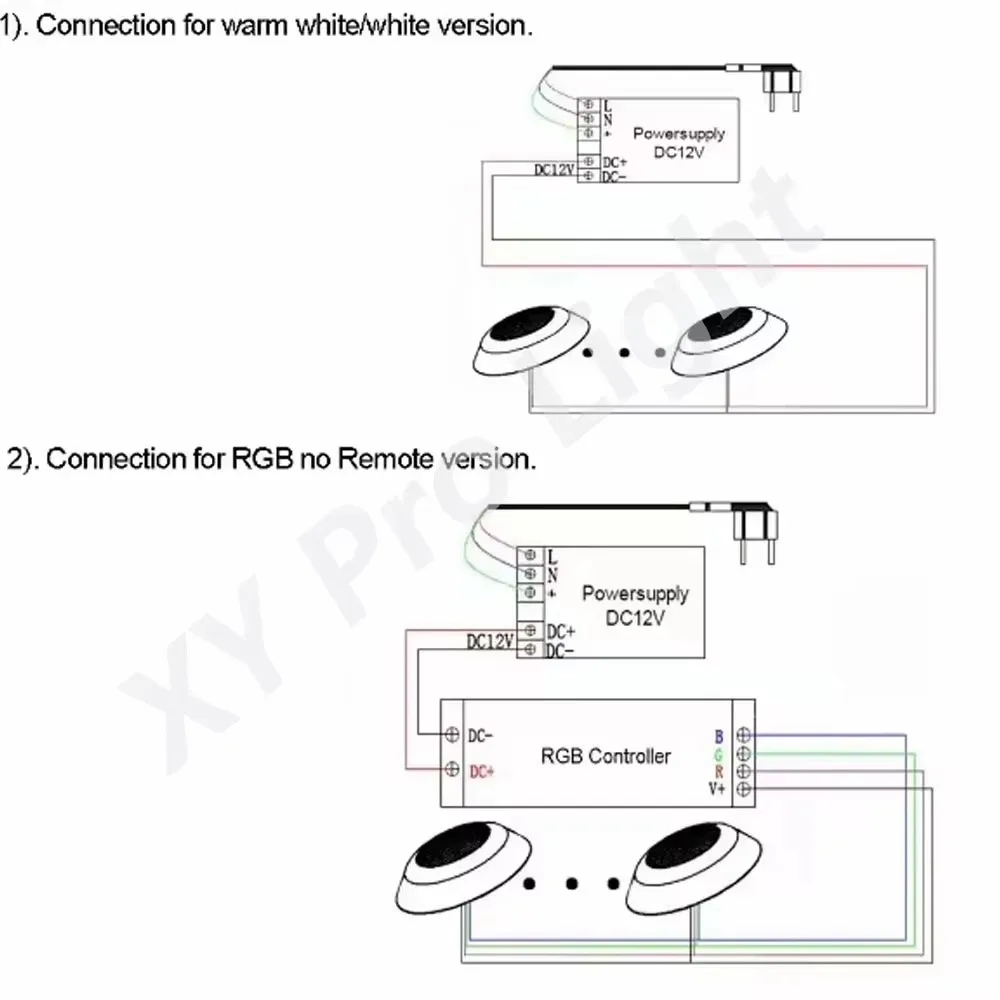 RGB lampu kolam LED 25W dengan kontrol aplikasi Bluetooth 12V tahan air luar ruangan/dalam ruangan lampu lanskap air mancur kolam taman