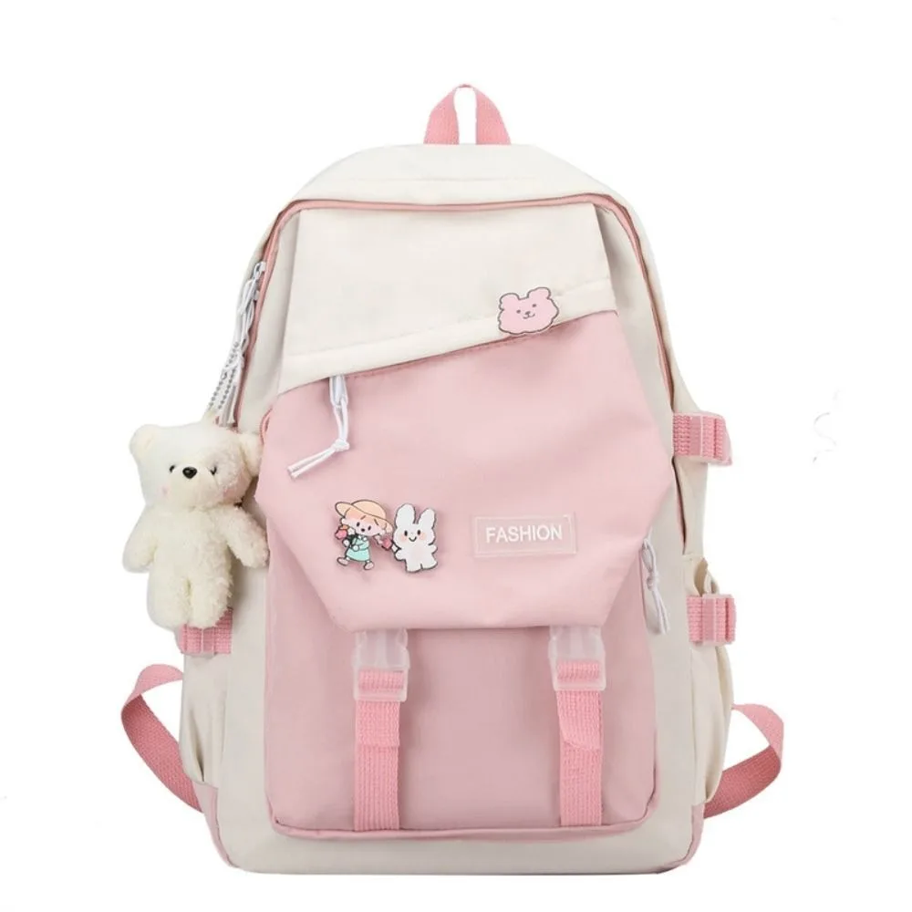 Multifunctional Waterproof Book Bag Nylon Large Capacity Backpack School Rucksack Gift