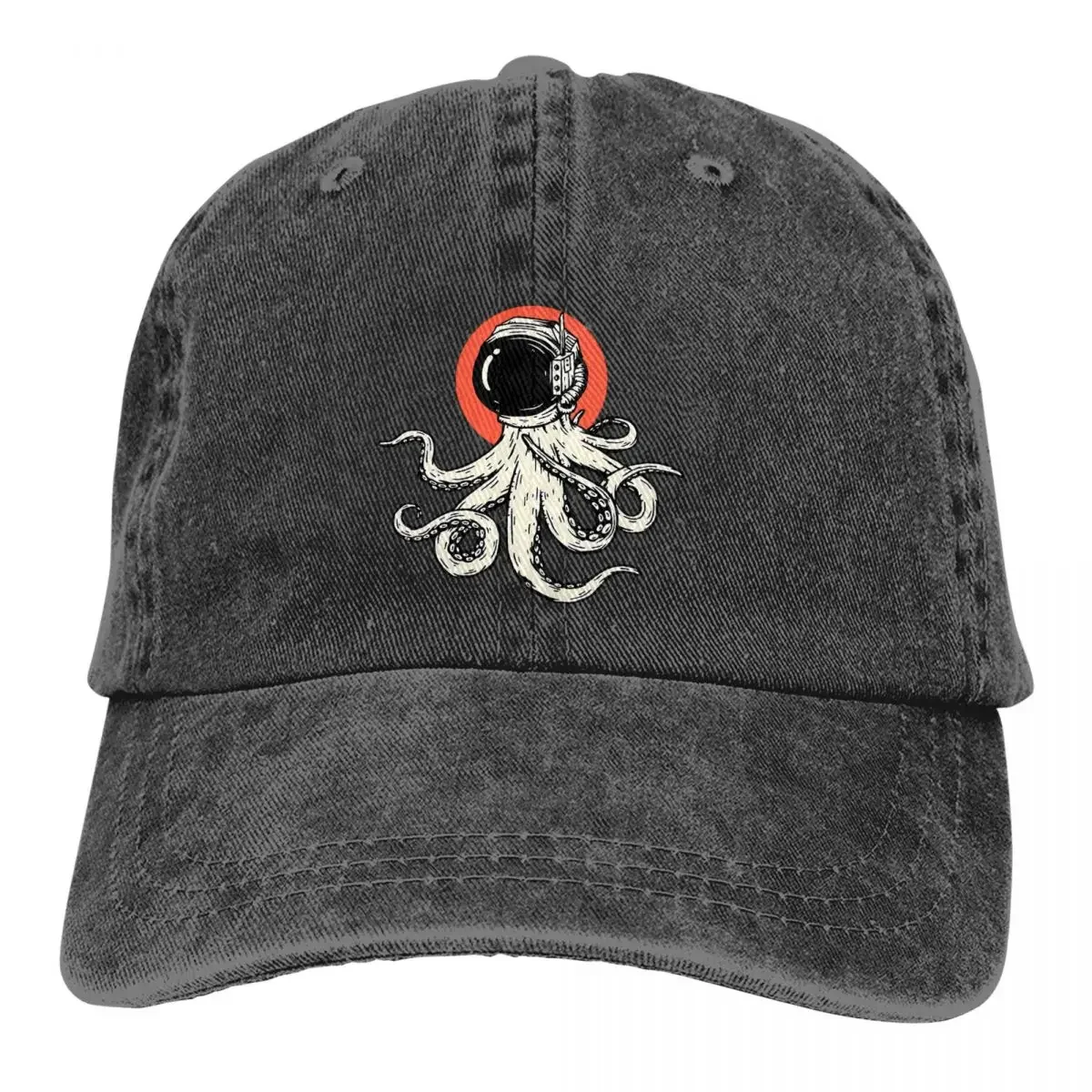 

Multicolor Hat Peaked Women's Cap Astronaut Octopus Personalized Visor Protection Hats