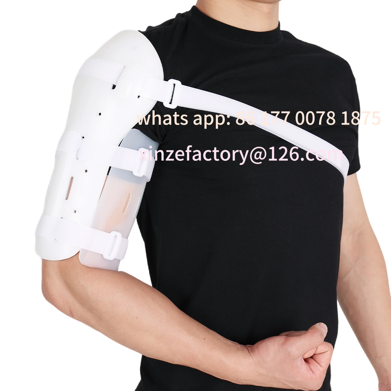 Customizable Brace，Long-Bone Humerus Fracture for Broken Upper Arm, Bicep and Humerus Bone with Stockinette