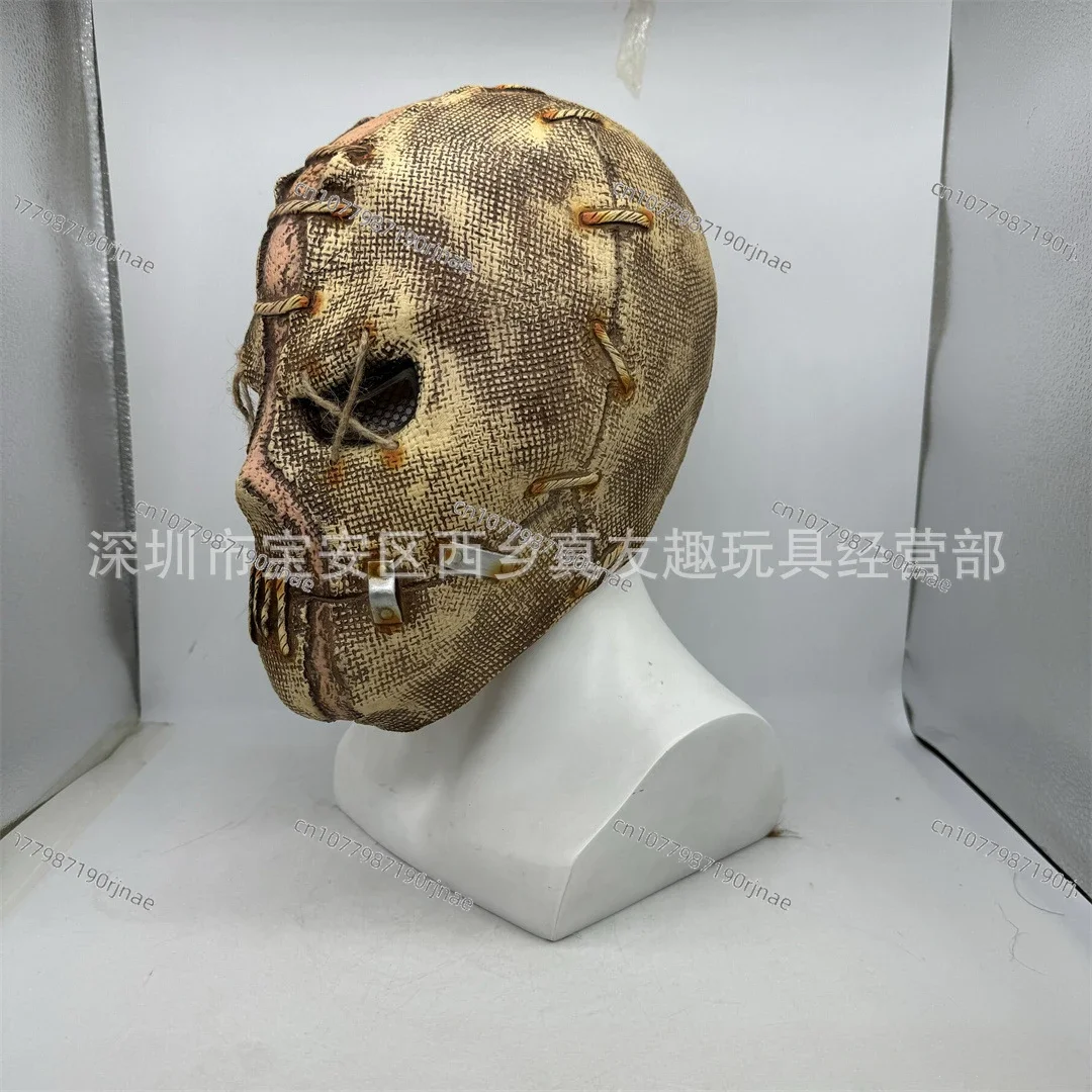 Skull Mask Halloween Ball Party Cosplay Props Burlap Horror Skull Cover