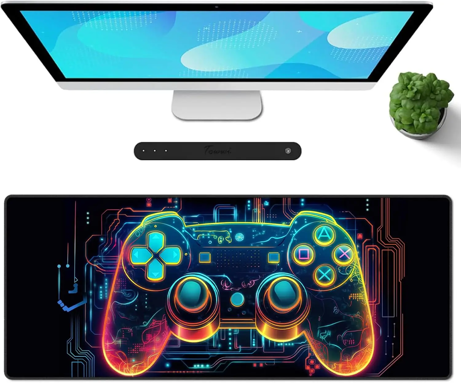 

Игровой коврик для мыши Galdas, нескользящий резиновый коврик для клавиатуры и мыши с прошитыми краями для ноутбука, домашнего офиса (ручка)