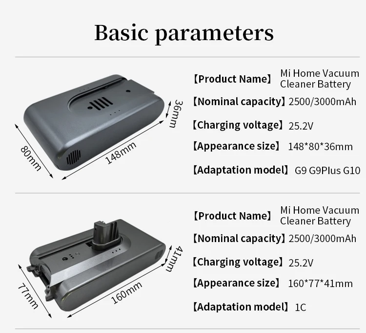 بطارية بديلة أصلية جديدة لـ Dreame V11 V11SE V12 VVT1 VVN6 VVN5 VVA1 V12pro مكنسة كهربائية لاسلكية 18650 بطارية