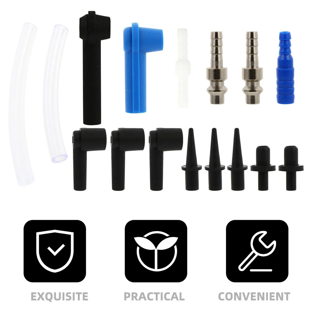 2Sets Bremsflüssigkeit Ersatz Adapter Quick Connect Bremsöl Entlüfter Anschlüsse Auto Lkw Zubehör Austausch Werkzeug