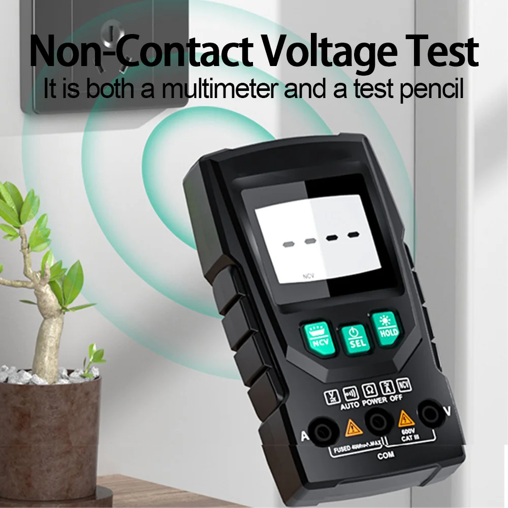 Multimetro Digital Profesional inteligente Tester AC DC Voltage Current Auto Range High Precision Ohm Hz NCV Digital Multimeter