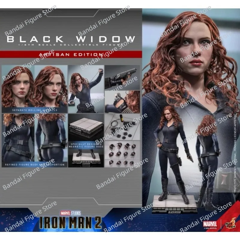 【En Stock】 HotToys HT 1/6 MMS757AEB Iron Man 2 veuve noire avec gants ensemble de soldats mobiles figurine poupée jouet Collection